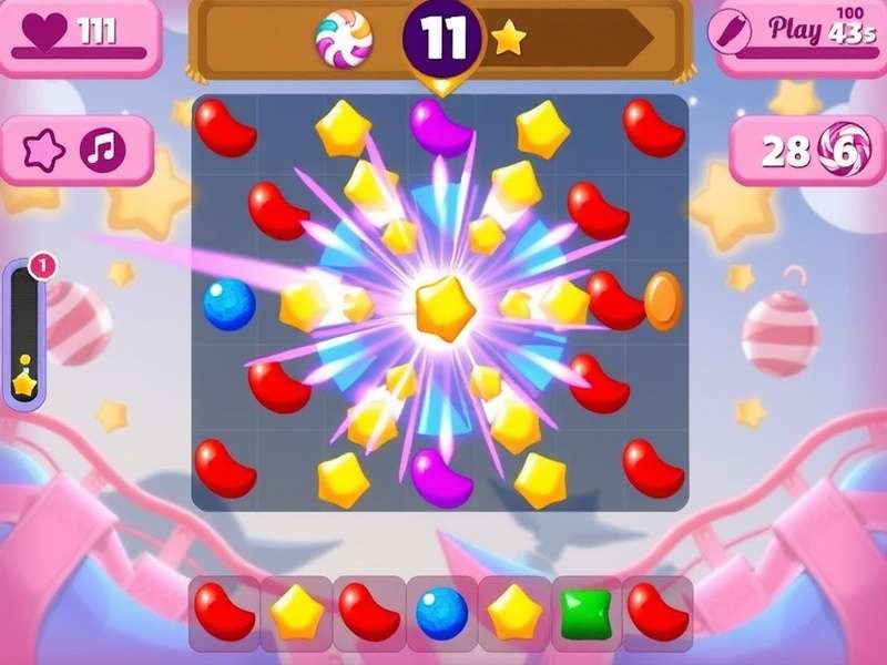 Candy Star Explosion Game Screenshot